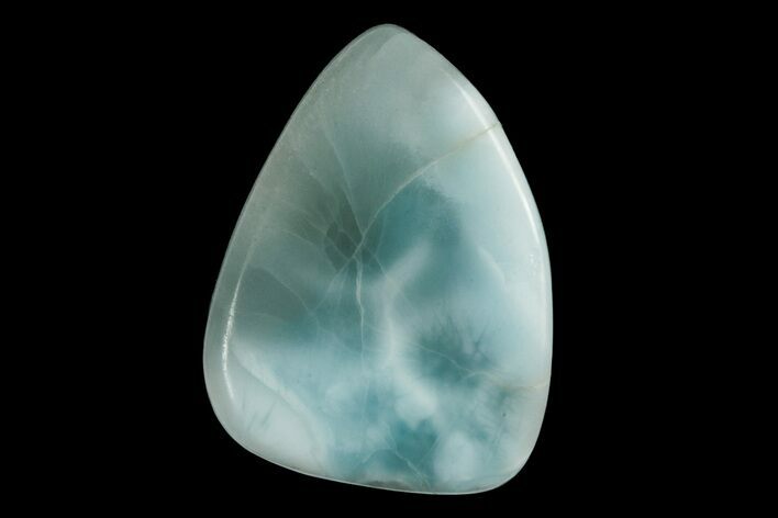 Polished, Larimar Cabochon - Dominican Republic #220141